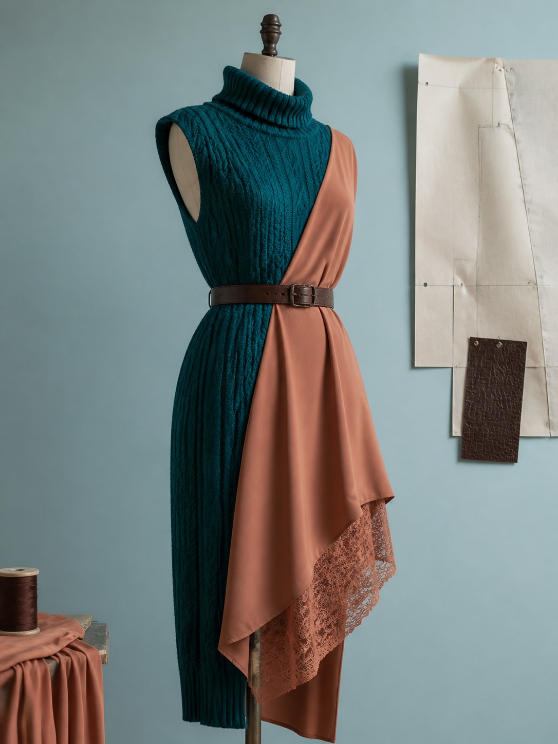 Élan Atelier manken üzerinde form ve drapaj çalışması